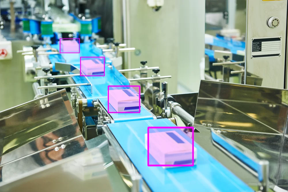 object detection on conveyor