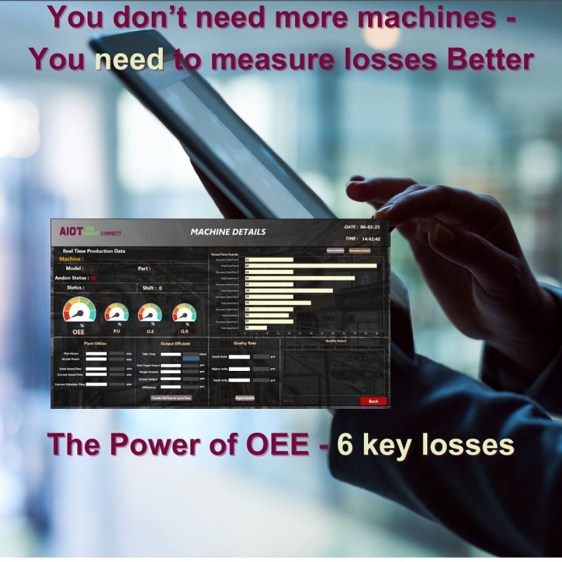 power of OEE in handling 6 key losses