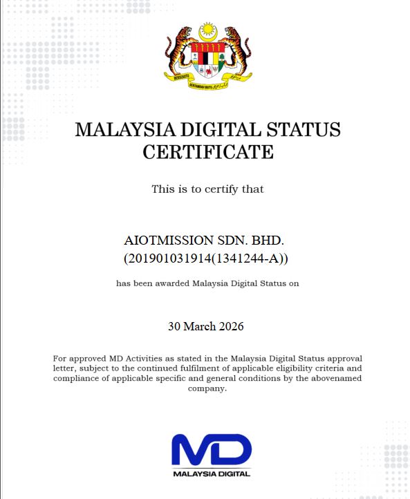 AIoTmission MD Status Certificate